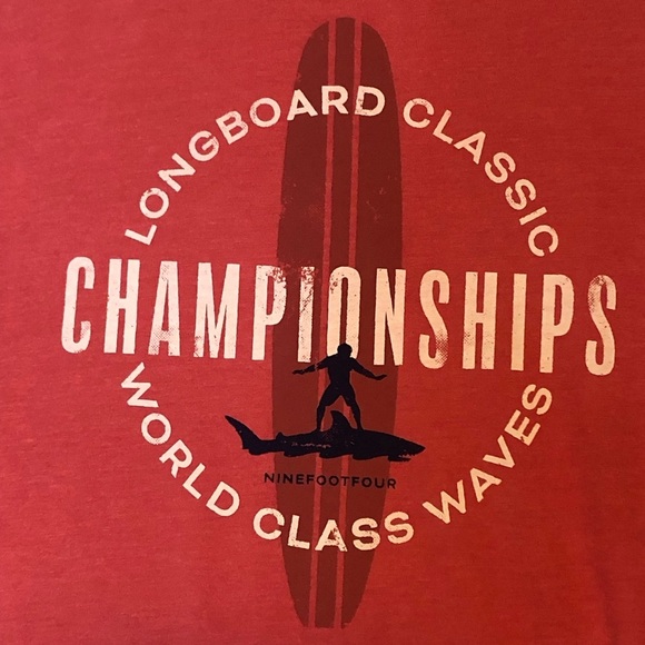 Izod Saltwater Relaxed Classics Men's Long Sleeve T-Shirt Coral Size Large - NWT - Picture 5 of 8